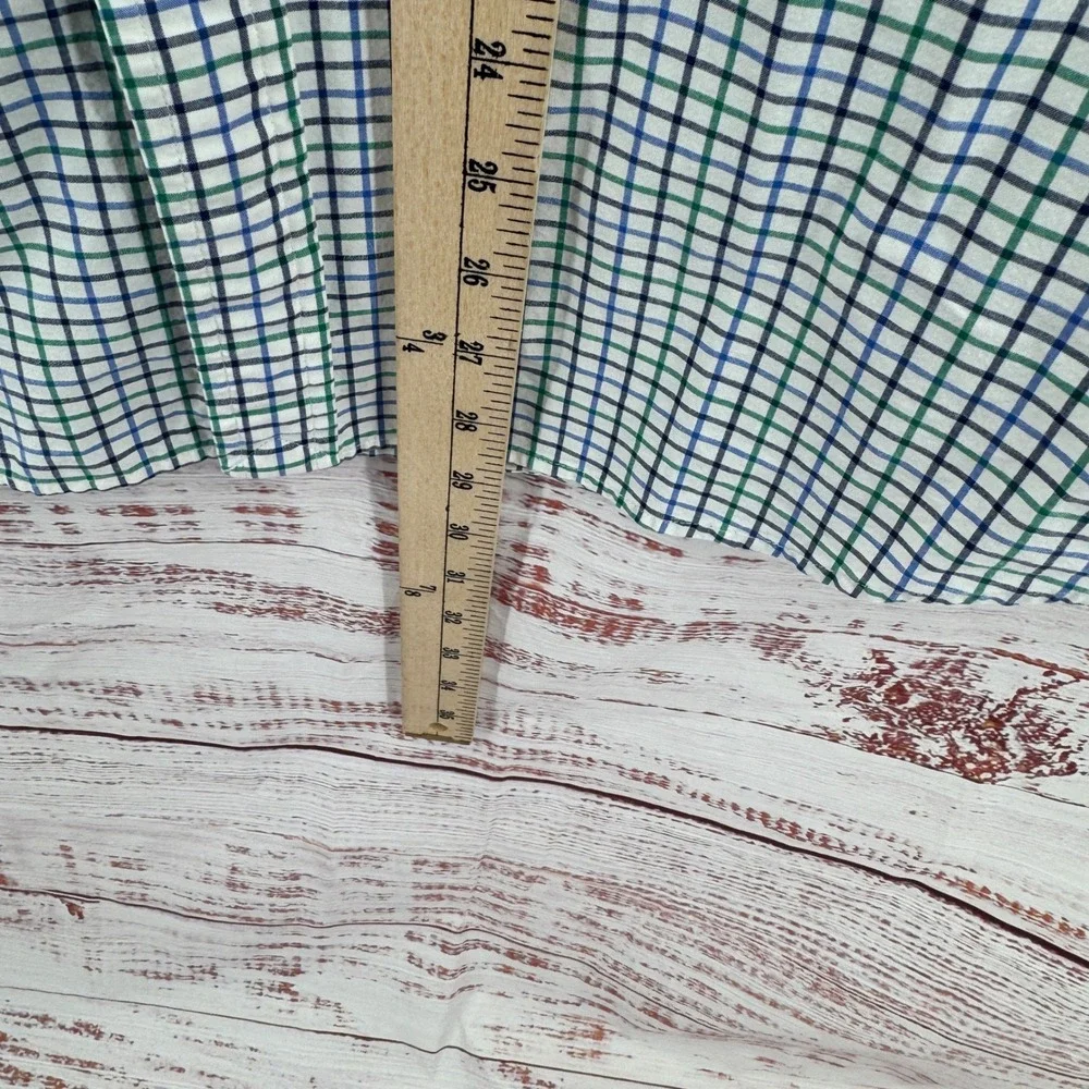 Ralph Lauren Shirt Boys Size Large‎ 16.5 Slim Fit Plaid Button Down Long Sleeve